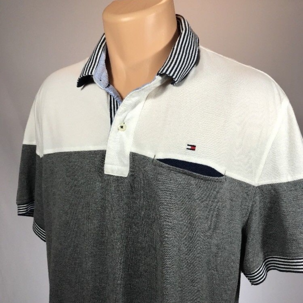 Tommy Hilfiger XL Polo Mens Shirt Short Sleeve